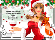 e-Kartka Darmowe kartki elektroniczne z tag: Życzenia bożonarodzeniowe Mikołajka z życzeniami, kartki internetowe, pocztówki, pozdrowienia