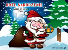 e-Kartka Darmowe kartki elektroniczne z tag: Mikołajki Bardzo Wesołych Świąt 2023, kartki internetowe, pocztówki, pozdrowienia