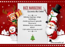 e-Kartka Darmowe kartki elektroniczne z tag: Merry Christmas Kartka z życzeniami, kartki internetowe, pocztówki, pozdrowienia