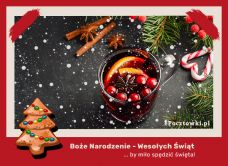 e-Kartka Darmowe kartki elektroniczne z tag: Pocztówki elektroniczne na Boże Narodzenie Miło spędzonych świąt!, kartki internetowe, pocztówki, pozdrowienia