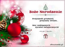 e-Kartka Darmowe kartki elektroniczne z tag: Kartki na Boże Narodzenie Moc najlepszych życzeń 2023, kartki internetowe, pocztówki, pozdrowienia