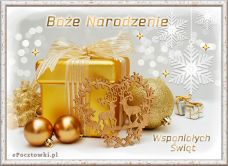 e-Kartka Darmowe kartki elektroniczne z tag: kartka na Boże Narodzenie Szczerozłote Boże Narodzenie 2023, kartki internetowe, pocztówki, pozdrowienia