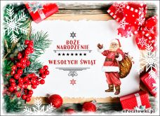 e-Kartka Darmowe kartki elektroniczne z tag: Pocztówki elektroniczne na Boże Narodzenie Święta Bożego Narodzenia 2023, kartki internetowe, pocztówki, pozdrowienia