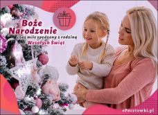 e-Kartka Darmowe kartki elektroniczne z tag: Kartki bożonarodzeniowe Świąteczne chwile z rodziną 2023, kartki internetowe, pocztówki, pozdrowienia