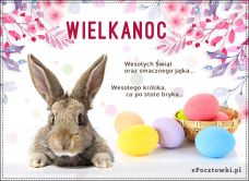 e-Kartka Darmowe kartki elektroniczne z tag: Kartki wielkanocne z życzeniami Królik Wielkanocny, kartki internetowe, pocztówki, pozdrowienia