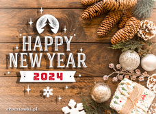 e-Kartka Darmowe kartki elektroniczne z tag: eKartka noworoczna Happy New Year 2024, kartki internetowe, pocztówki, pozdrowienia