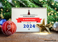 e-Kartka Darmowe kartki elektroniczne z tag: eKartka noworoczna Pomyślności w Nowym Roku 2024, kartki internetowe, pocztówki, pozdrowienia