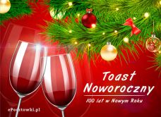 e-Kartka Darmowe kartki elektroniczne z tag: eKartka noworoczna Toast noworoczny, kartki internetowe, pocztówki, pozdrowienia