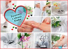 e-Kartka Darmowe kartki elektroniczne z tag: Darmowa kartka na Ślub Życzenia z okazji Ślubu, kartki internetowe, pocztówki, pozdrowienia