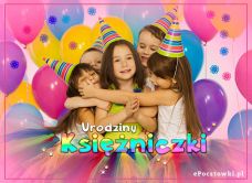 e-Kartka Kartki Urodzinowe Urodziny Księżniczki, kartki internetowe, pocztówki, pozdrowienia