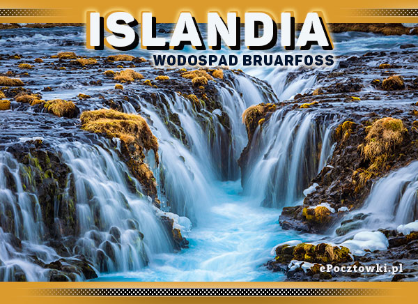 Islandia - Wodospad Bruarfoss