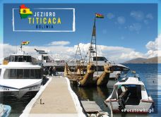 eKartki Państwa, Miasta Boliwia - Jezioro Titicaca, 