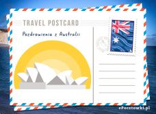 e-Kartka Darmowe kartki elektroniczne z tag: Pocztówki elektroniczne Pozdrowienia Postcard z Australii, kartki internetowe, pocztówki, pozdrowienia