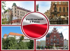 e-Kartka  Pozdrowienia z Polski, kartki internetowe, pocztówki, pozdrowienia