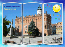 e-Kartka Kartki Państwa, Miasta Pozdrowienia z Sandomierza, kartki internetowe, pocztówki, pozdrowienia