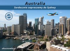 e-Kartka Kartki Państwa, Miasta Serdecznie zapraszamy do Sydney, kartki internetowe, pocztówki, pozdrowienia