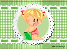 e-Kartka Kartki Dzień Dziecka Maleństwo, kartki internetowe, pocztówki, pozdrowienia