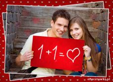 eKartki Miłość - Walentynki Miłosne równanie, 