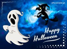 e-Kartka Kartki Halloween Halloween, kartki internetowe, pocztówki, pozdrowienia