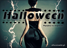 e-Kartka Kartki Halloween Impreza Halloween, kartki internetowe, pocztówki, pozdrowienia