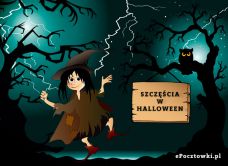 e-Kartka Kartki Halloween Noc Halloween, kartki internetowe, pocztówki, pozdrowienia
