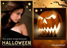 e-Kartka Kartki Halloween Noc pełna niespodzianek, kartki internetowe, pocztówki, pozdrowienia