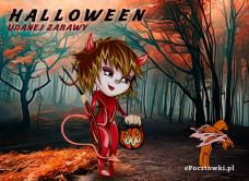 e-Kartka Kartki Halloween Udanej zabawy w Halloween, kartki internetowe, pocztówki, pozdrowienia