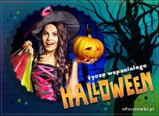e-Kartka Darmowe kartki elektroniczne z tag: e-Kartki na Halloween Wspaniałego Halloween, kartki internetowe, pocztówki, pozdrowienia