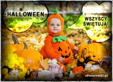 e-Kartka  Wszyscy świętują Halloween, kartki internetowe, pocztówki, pozdrowienia