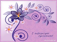 e-Kartka Kartki Kwiaty e-Kartka z życzeniami, kartki internetowe, pocztówki, pozdrowienia