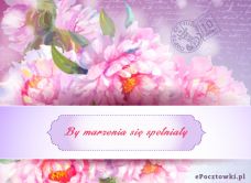 e-Kartka Kartki Kwiaty Pocztówka z kwiatami, kartki internetowe, pocztówki, pozdrowienia