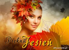 e-Kartka  Piękna Jesień, kartki internetowe, pocztówki, pozdrowienia