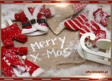 eKartki Boże Narodzenie Merry X-Mas, 