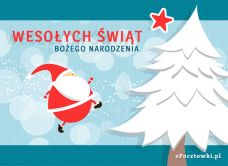 e-Kartka Darmowe kartki elektroniczne z tag: Darmowe kartki na święta Mikołaj składa życzenia, kartki internetowe, pocztówki, pozdrowienia