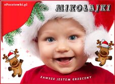 e-Kartka Darmowe kartki elektroniczne z tag: Kartki świąteczne Mikołajkowa radość, kartki internetowe, pocztówki, pozdrowienia