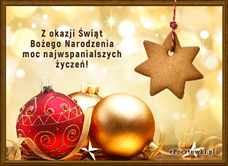 e-Kartka Darmowe kartki elektroniczne z tag: Prezenty Świąteczna zawieszka, kartki internetowe, pocztówki, pozdrowienia