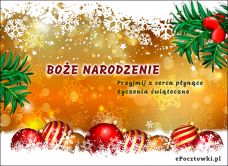 e-Kartka Darmowe kartki elektroniczne z tag: Życzenia bożonarodzeniowe Życzenia z serca płynące..., kartki internetowe, pocztówki, pozdrowienia