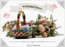 e-Kartka Kartki Wielkanoc Tradycyjne życzenia, kartki internetowe, pocztówki, pozdrowienia