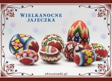 e-Kartka Kartki Wielkanoc Wielkanocne jajeczka, kartki internetowe, pocztówki, pozdrowienia