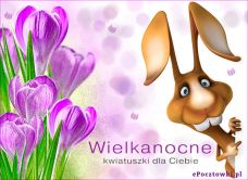 e-Kartka Kartki Wielkanoc Wielkanocne kwiatuszki, kartki internetowe, pocztówki, pozdrowienia