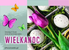 e-Kartka Darmowe kartki elektroniczne z tag: Kartki na Wielkanoc z życzeniami Wiosenna Wielkanoc, kartki internetowe, pocztówki, pozdrowienia