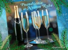 e-Kartka Kartki Nowy Rok Powodzenia w Nowym Roku, kartki internetowe, pocztówki, pozdrowienia