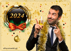 e-Kartka Darmowe kartki elektroniczne z tag: Kartka noworoczna Wspaniała noc sylwestrowa 2024, kartki internetowe, pocztówki, pozdrowienia