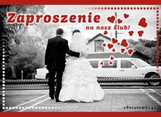 e-Kartka Kartki Zaproszenia Zaproszenie na nasz Ślub, kartki internetowe, pocztówki, pozdrowienia